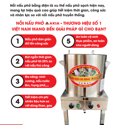 Nồi Nấu Phở Bằng Điện AKIA